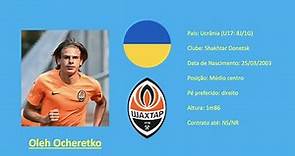 Oleh Ocheretko / Oлех Oчеретко (Ukraine / Shakhtar Donetsk) highlights vs Armenia U17