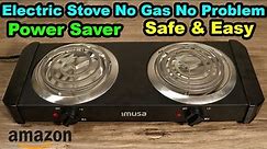 Electric Double Burner - Electric Stove | Safe & Affordable - No Gas Stove | Unbox Heaven