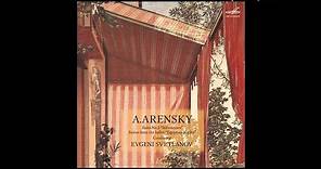 Anton Arensky : Egyptian Nights, Suite from the ballet Op. 50a (1900 arr. 1902)