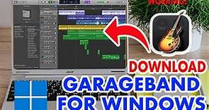 How to Install GarageBand on Windows | GarageBand For PC (WORK)