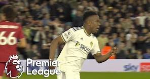 Luis Sinisterra pulls one back for Leeds United v. Liverpool | Premier League | NBC Sports