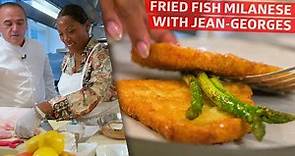 How Legendary Chef Jean-Georges Makes Fried Fish Milanese — Plateworthy with Nyesha Arrington