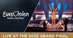 Helena Paparizou - My Number One (Greece) Live - Eurovision Song Contest 2005