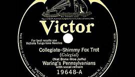 1925 HITS ARCHIVE: Collegiate - Fred Waring (with vocal ensemble)
