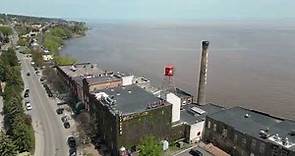 Fitger’s brewery and restaurant with Lake Superior view in Duluth, MN (05/29/23)