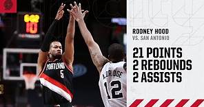 Rodney Hood (21 PTS) Highlights | Trail Blazers vs. Spurs
