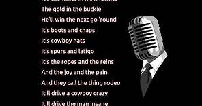 Garth Brooks - Rodeo (lyrics)