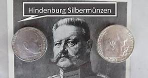 Münzen Deutsches Reich und Hindenburg Silbermünzen als Wertanlage
