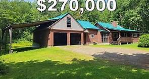 Maine homes for sale | Country Log cabin