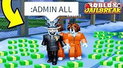 Giving ADMIN As ASIMO3089 For CASH! (Roblox Jailbreak) | Jailbreak Winter Update Prank
