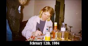 Kurt Cobain 1994 January to April picture timeline