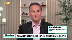 WATCH: AWS CEO Adam Selipsky discusses the investment in Anthropic on “Bloomberg Technology.”