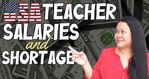 💰 💲 US Teacher Salaries per State and Teacher Shortage 💰💲