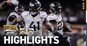 Jacksonville Jaguars Highlights vs. New Orleans Saints | 2023 Regular Season Week 7