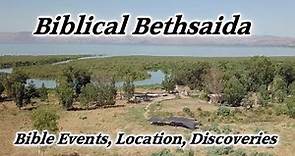 Biblical Bethsaida (El Araj): Home of Peter, Andrew, Capernaum, Sea of Galilee, Jordan River Inlet