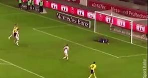 Ansgar Knauff Scores His First Professional Goal For Dortmund