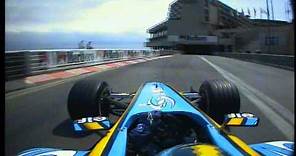 Jarno Trulli Monaco 2004 Pole onboard (Pure V10 Sound)