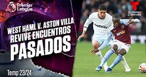 Lo mejor de “encuentros pasados” entre el West Ham v. Aston Villa de la Premier League