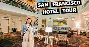 Staying in a Downtown SAN FRANCISCO HOTEL // Galleria Park Hotel Tour