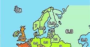 Average temperature of European capital cities