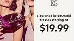 $19.99 Bridesmaid Dresses