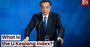 What is the Li Keqiang index? #TMS