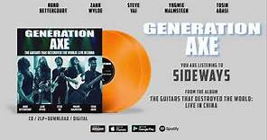 Generation Axe "Sideways" (Live in China) Official Song Stream - Album OUT NOW!