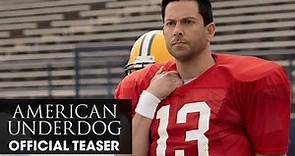 American Underdog (2021 Movie) Teaser Trailer - Zachary Levi, Anna Paquin, and Dennis Quaid