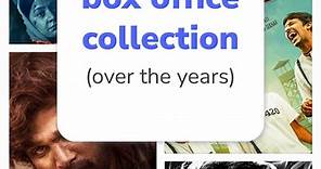 India's box office collection (over the years)