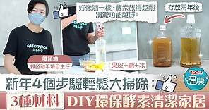 【活得健康啲】新年4個步驟輕鬆大掃除　3種材料DIY環保酵素清潔家居 - 香港經濟日報 - TOPick - 健康 - 健康資訊