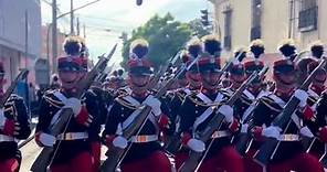 Cadetes de la Gloriosa y Centenaria #EscuelaPolitécnica encabezan el desfile cívico 2023 #EjércitoGT #202añosdeindependencia🇬🇹 #guatemala🇬🇹
