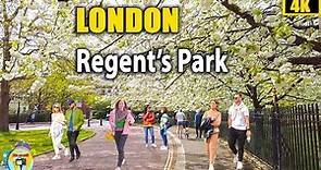 Regent's Park London | Walking Tour | Look Around London 4K