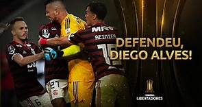 As defesas espetaculares de Diego Alves, do Flamengo, pela Libertadores