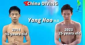 Yang Hao 2014 vs 2023 - 207c 207b - Mens 10 Meter Diving China 杨昊