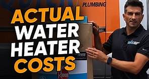 Actual Cost For a New Water Heater (Complete Breakdown)