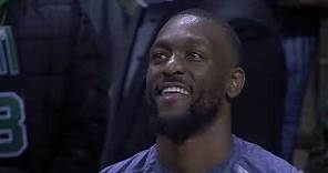 Kemba Walker Emotional After Getting Tribute Video and Standing Ovation In His Return To Charlotte