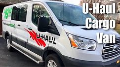 The 9' Cargo Van rental from U-Haul
