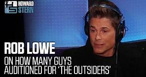 Rob Lowe on Auditioning for “The Outsiders” (2014)