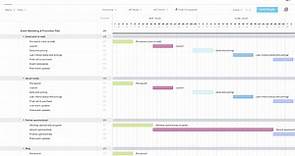 Event Marketing Plan & Timeline Template | TeamGantt