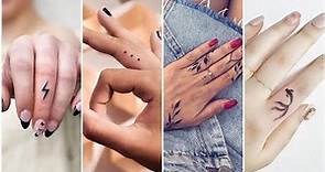 Top 50+ Attractive Finger Tattoos For Girls 2024 | BEST Finger Tattoos Design Ideas For Girls!