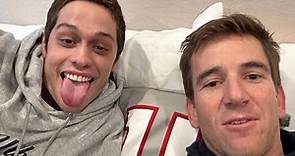 Pete Davidson launches joint Instagram account with Eli Manning
