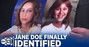 'Walker County Jane Doe' finally identified