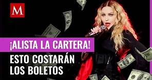 Esto COSTARÁN los boletos para el concierto de Madonna en México 2024