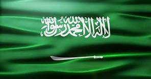 Bandera de Arabia Saudita - Saudi Arabia Flag Loop