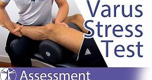 Varus Stress Test of the Knee | Lateral Collateral Ligament Injury