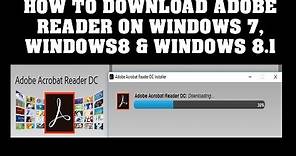 How to Download Adobe reader for windows
