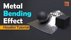Easy way to Bend a Metal | Houdini Tutorial