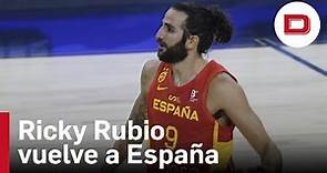 Ricky Rubio vuelve a España y empezará a entrenarse con el Barça