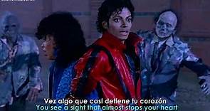 Michael Jackson - Thriller // Lyrics + Español // Video Official