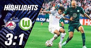 Nmecha-Treffer reicht nicht | FC Salzburg - VfL Wolfsburg | Highlights | UEFA Champions League